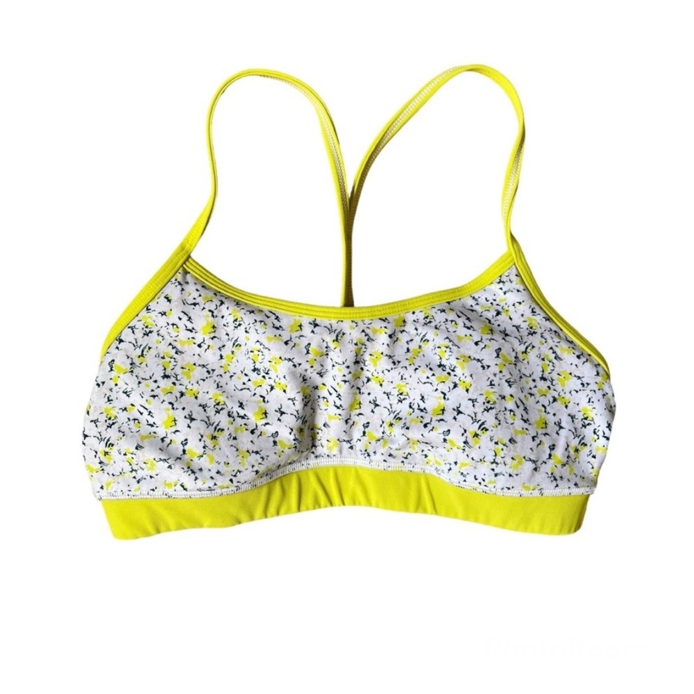 Lululemon Flow Y Floral Print Sports Bra Size 6